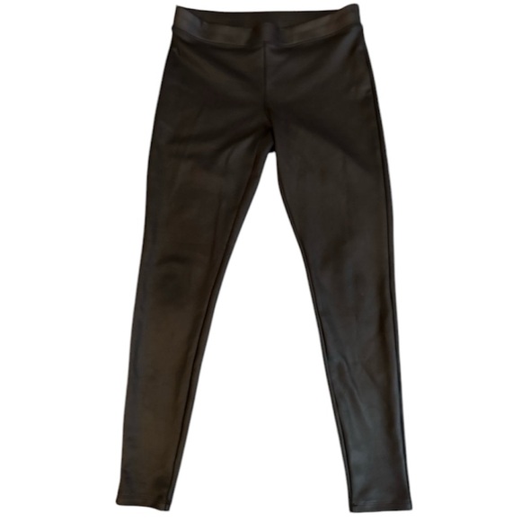 Express Women’s Soft Wax Like leggings size Medium stretch - Picture 1 of 10